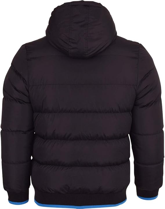 Spindle Childrens Boys Padded Winter Coat School Hooded Fleece Lined Jacket Zip Pockets Youths