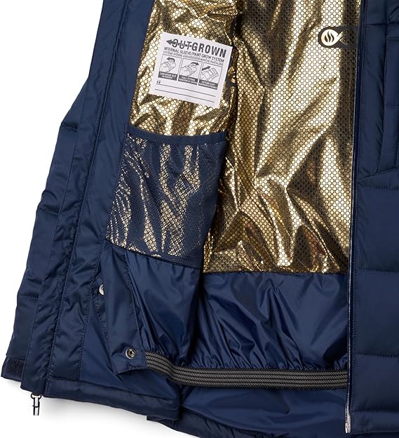 Columbia Boy's Chamarra Acolchada Winter Powder Iii Insulated Jacket, Collegiate Navy Blue