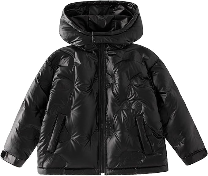 WEALTHY73 Children's Light White Duck Down Jacket Winter Boys